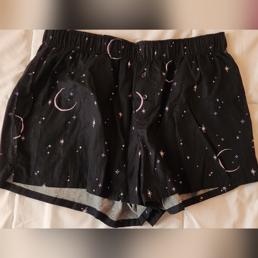Target Black Starry Night Pajama Shorts